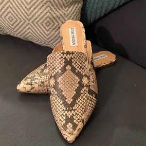 Steve Madden Snakeskin Slip-on on Mules!